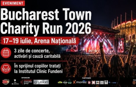 Bucharest Town Charity Run 2026 are loc între 17 și 19 iulie la Arena Națională