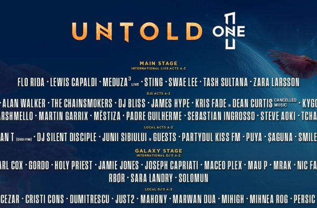 UNTOLD anunță line-up-ul final: nume noi pe scenele festivalului și o premieră