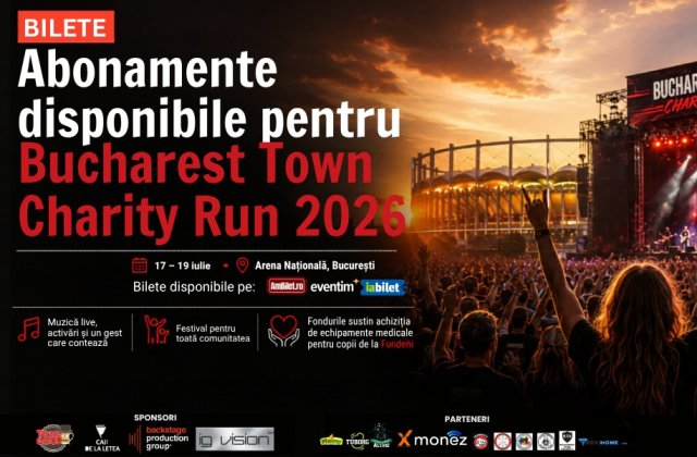 Ce poți face la Bucharest Town Charity Run 2026: concerte, activări pentru copii, food & drinks, zone de relaxare și experiențe pentru public
