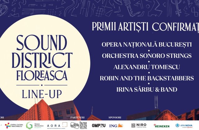Sound District Floreasca anunță primii artiști confirmați pentru ediția din toamnă 