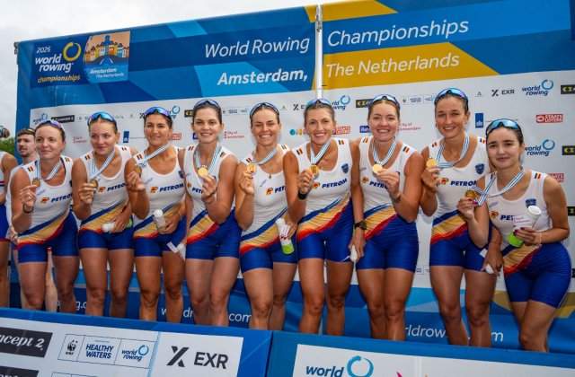 3 medalii de aur și record mondial pentru Rom&acirc;nia la Campionatele Mondiale de Canotaj de la Amsterdam. Simona Radiș și Adriana Adam scriu istorie cu 3 titluri mondiale.