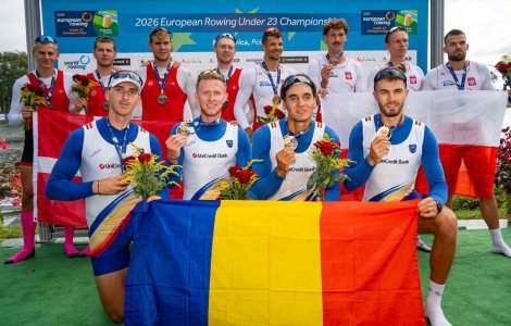 Triumf la Campionatele Europene de Canotaj Under 23. România, locul...