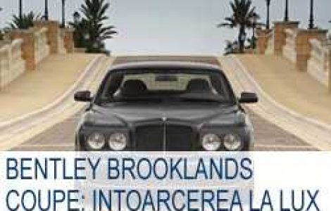 2008 Bentley Brooklands coupe: intoarcerea la lux