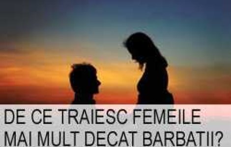 De ce traiesc femeile mai mult decat barbatii?
