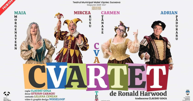 Premiera „Cvartet” pe scenele din Piatra-Neamț, Constanța și Pitești
