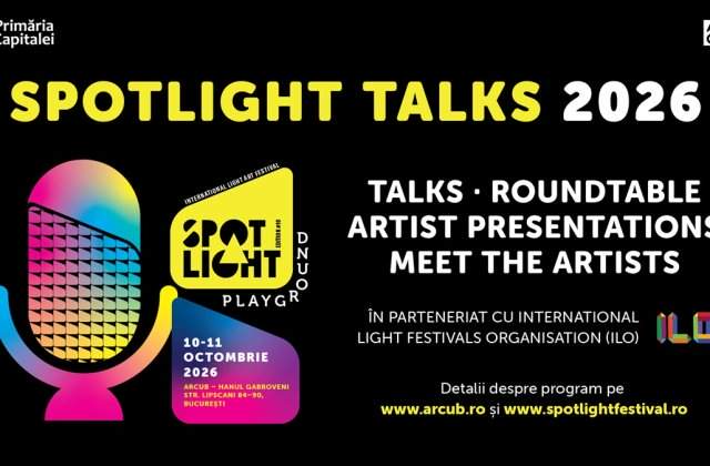 Dezbateri, conferințe și &icirc;nt&acirc;lniri cu artiști internaționali la Spotlight 2026. Profesioniști ai festivalurilor de lumină din Europa vin la București
