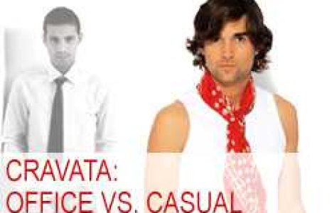 Cravata: office vs. casual