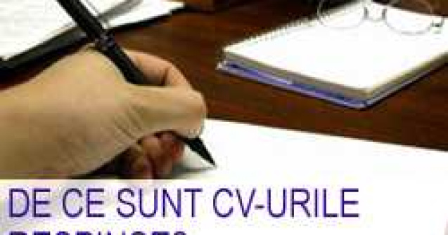 De ce sunt CV-urile respinse?