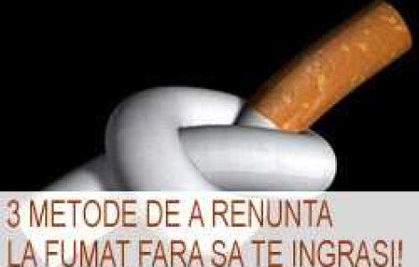 3 metode prin care poti renunta la fumat fara sa te ingrasi!