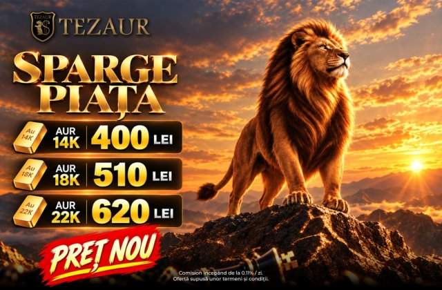 Aurul tau valoreaza mai mult la TEZAUR