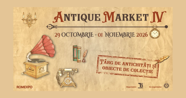 Cel mai așteptat târg de antichități Antique Market IV revine la ROMEXPO