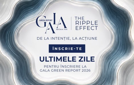 Ultimele zile de înscriere la Gala Green Report 2026