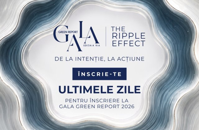 Ultimele zile de &icirc;nscriere la Gala Green Report 2026. Proiectele care schimbă Rom&acirc;nia merită recunoscute
