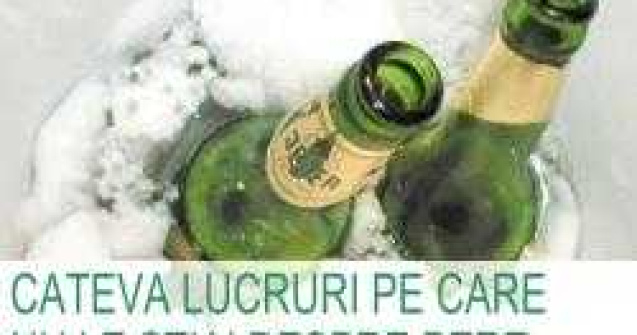 Cateva lucruri pe care nu le stiai despre bere