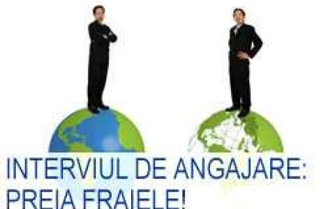 Interviul de angajare: Preia fraiele!