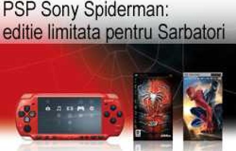 PSP Sony Spiderman: editie limitata pentru Sarbatori