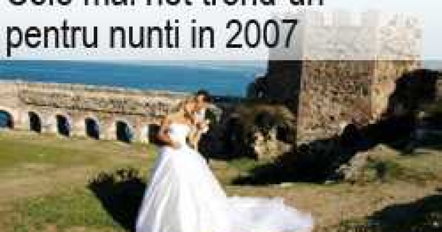Cele mai hot trend-uri pentru nunti in 2007