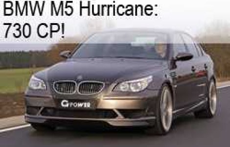 BMW M5 Hurricane: 730 CP!