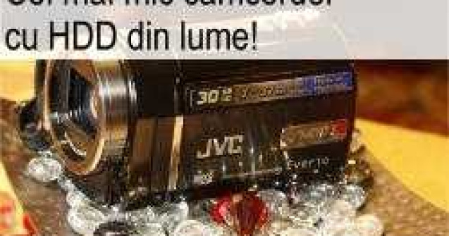 Cel mai mic camcorder cu HDD din lume!