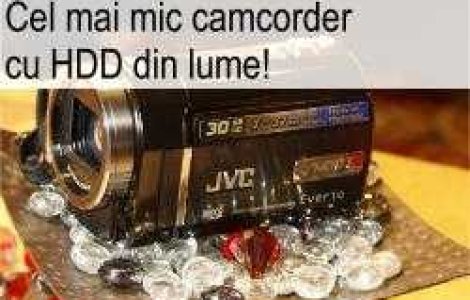 Cel mai mic camcorder cu HDD din lume!