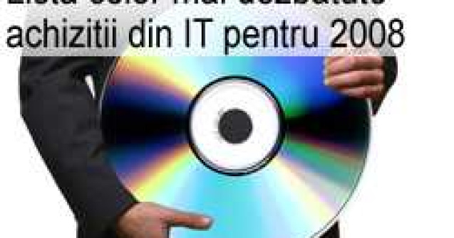 Lista celor mai dezbatute achizitii din IT pentru 2008