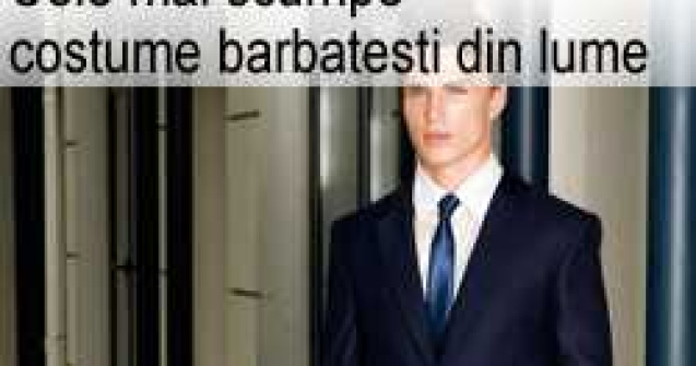 Cele mai scumpe costume barbatesti din lume