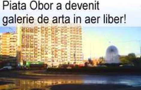 Piata Obor a devenit galerie de arta in aer liber!