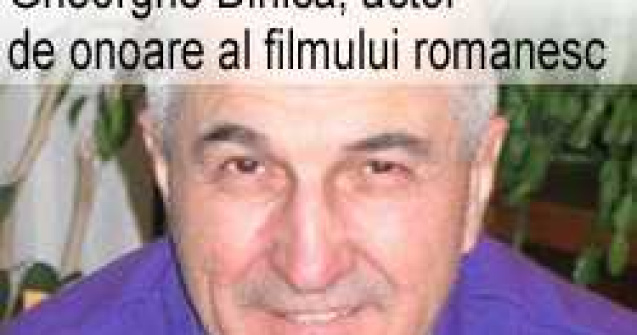 Gheorghe Dinica, actor de onoare al filmului romanesc