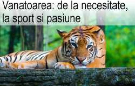 Vanatoarea: de la necesitate, la sport si pasiune