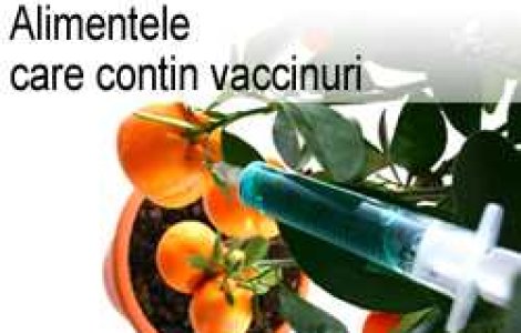 Alimentele care contin vaccinuri