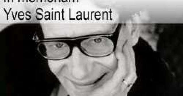 In memoriam Yves Saint Laurent