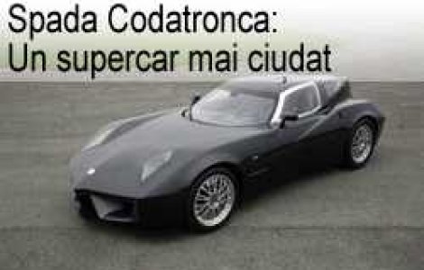 Spada Codatronca: un supercar mai ciudat