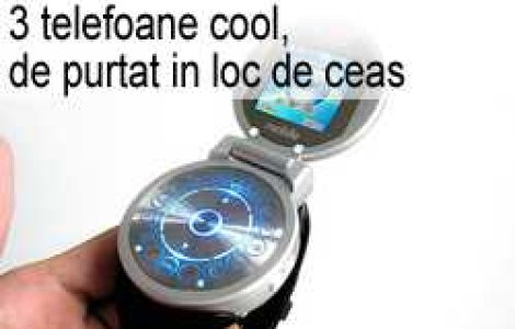 3 telefoane cool, de purtat in loc de ceas