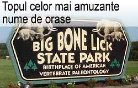 Topul celor mai amuzante nume de orase