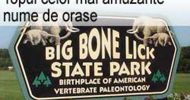 Topul celor mai amuzante nume de orase