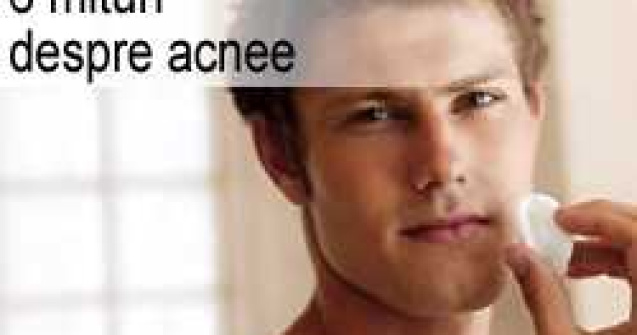 6 mituri despre acnee