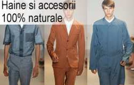 Haine si accesorii 100% naturale