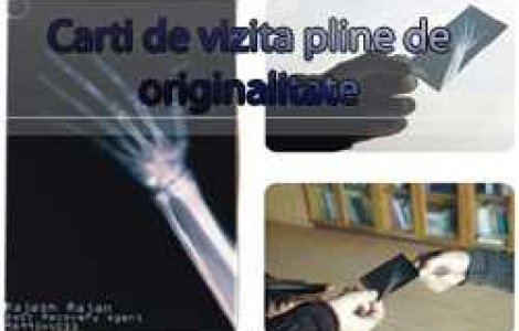 Carti de vizita pline de originalitate