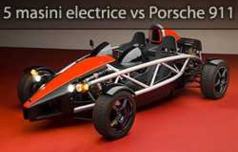 5 masini electrice mai rapide decat un Porsche 911