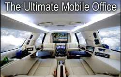 Lux: Masini transformate in birouri mobile!