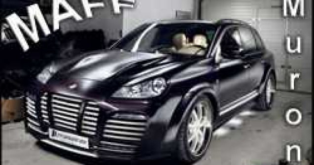 Un Porsche Cayenne tunat de romani!