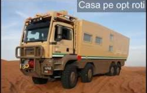 Lux pe opt roti, intr-un camion!