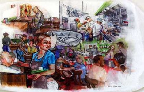 Galerie: Desene pe servetele de bucatarie