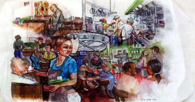 Galerie: Desene pe servetele de bucatarie