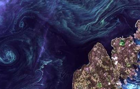 Fotografie fascinanta: Van Gogh vazut din spatiu