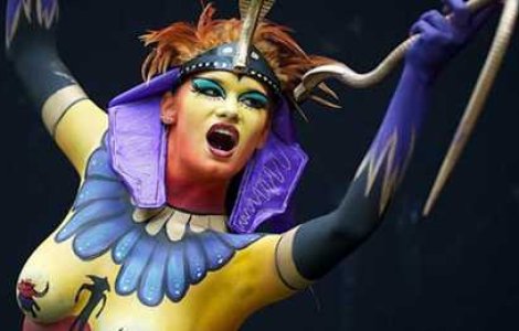 Top  Arta Bodypainting-ului: 24 de creatii provocatoare