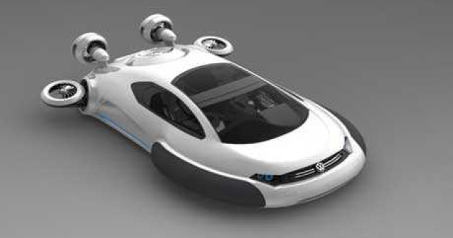 Volkswagen Aqua Concept: Vor zbura oare masinile in 50 de ani?