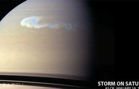 Planeta Saturn este bantuita de un monstru. Asa arata!