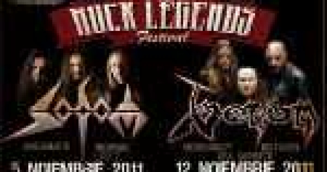 ROCK LEGENDS 5 -12 noiembrie la Arenele Romane