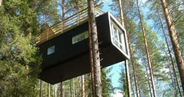  Top  Suedia si cele 5 case din copac